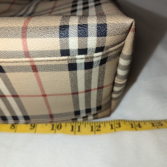 Burberry London Nova Check PVC Leather Haymaker Tote EUC with COA - Picture 14 of 16